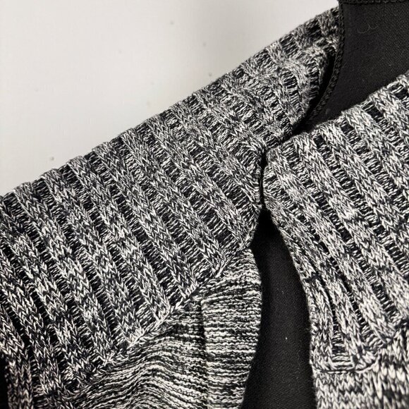 Ivivva Lululemon Gray Cotton Knit Sweater with Shawl Collar Size 12 - Picture 6 of 9